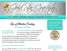 Tablet Screenshot of goldstarcoaching.com
